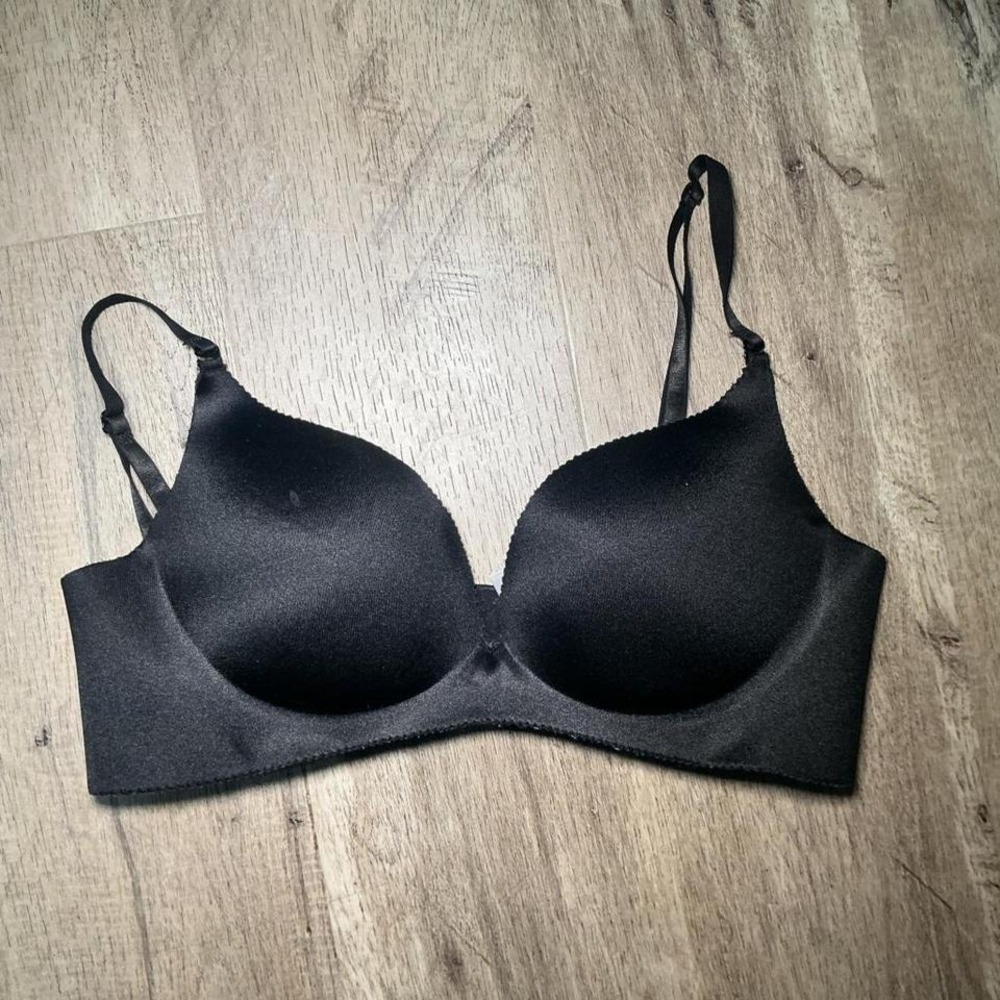Sophie‎ B Black Push-Up Underwire Bra Everyday Lingerie Women's Size 34B